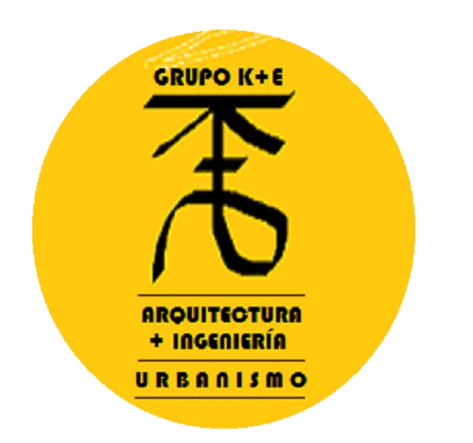 Logo Grupo K+E amarillo